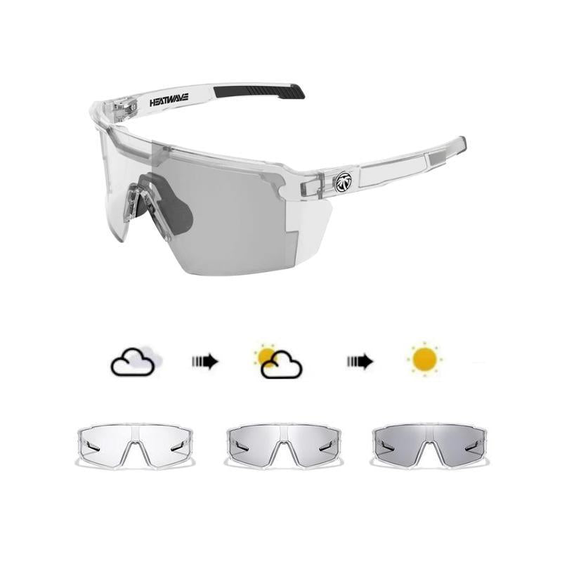 Heatwaves ANSI Z87+ Safety Polarized Square Fashion Glasses Sunglasses for Men&Women-Polarized & Anti-Glare Lenses Lightweight Durable Frame, Stylish Casual Design with Protective Case, Quality Eyewear, Accessories, Fashionconscious Buyers Safety Glasses