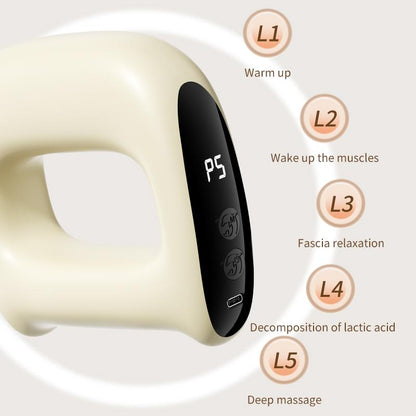 Fitness Vibration Trainer with Heating Function for Full Body Workout at Home Sit or Lie down Ideal for Abdomen Leg Shoulder Neck Back Arm