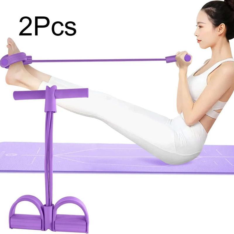 Upgraded Pedal Resistance Band - Fitness Ankle Puller Stretchingband,Multi-Functional Tension Rope for Men & Women(Onlyresistance Band,No Yoga Mat)