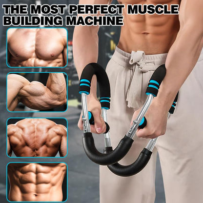 2025 Pro Twister Arm Trainer, Adjustable Power Twister Bar, Chest Shoulder Arm Workout Equipment, Portable Detachable Upper Body Fitness Machine for Home & Gym