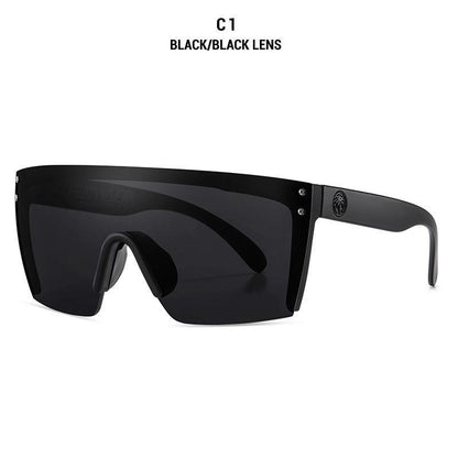 Heatwaves ANSI Z87+ Safety Polarized Square Fashion Glasses Sunglasses for Men&Women-Polarized & Anti-Glare Lenses Lightweight Durable Frame, Stylish Casual Design with Protective Case, Quality Eyewear, Accessories, Fashionconscious Buyers Safety Glasses