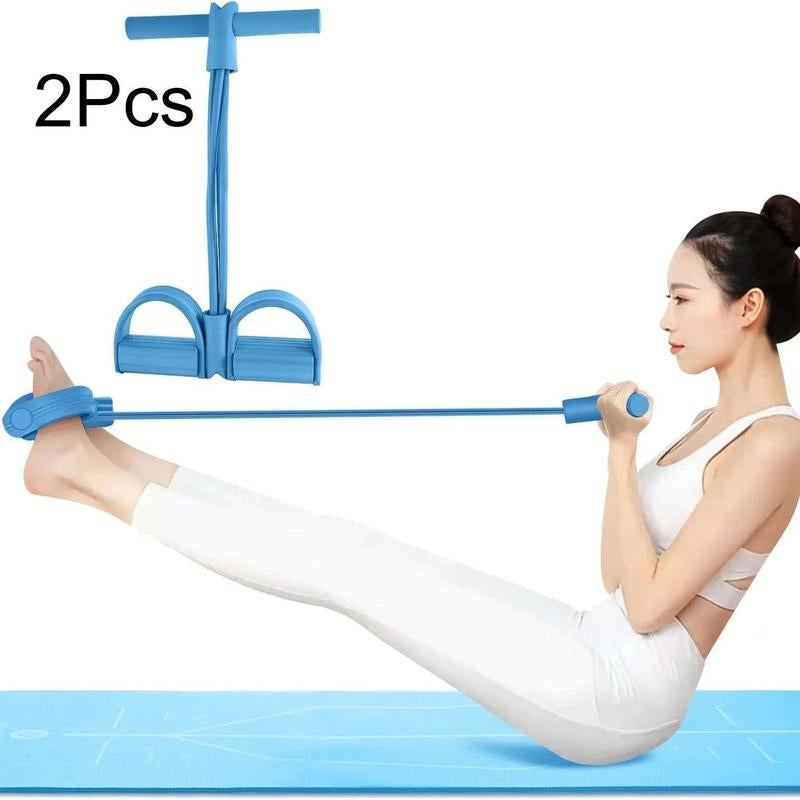 Upgraded Pedal Resistance Band - Fitness Ankle Puller Stretchingband,Multi-Functional Tension Rope for Men & Women(Onlyresistance Band,No Yoga Mat)