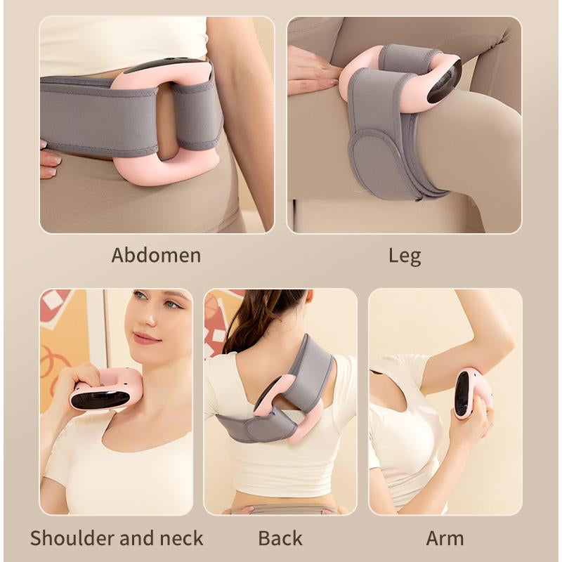 Fitness Vibration Trainer with Heating Function for Full Body Workout at Home Sit or Lie down Ideal for Abdomen Leg Shoulder Neck Back Arm